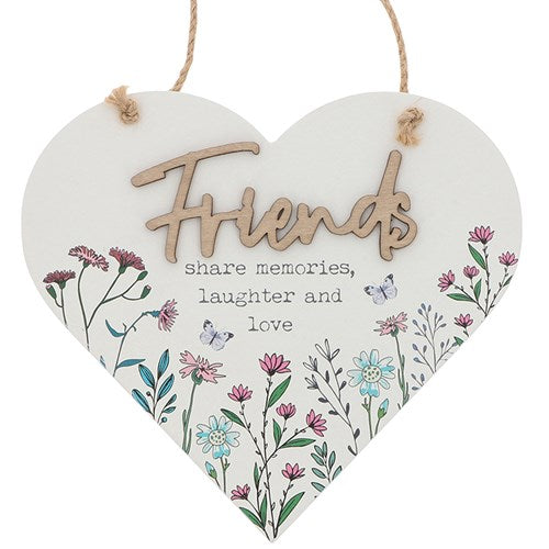 Sweet Meadow Hanging Heart Friends – Decorative Keepsake Gift