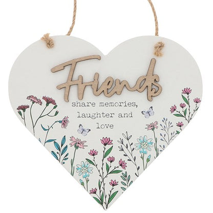 Sweet Meadow Hanging Heart Friends – Decorative Keepsake Gift