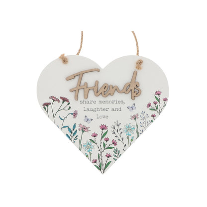 Sweet Meadow Hanging Heart Friends – Decorative Keepsake Gift