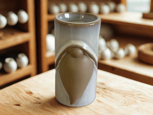 Portland Living Ceramic Tealight Holder - Handcrafted Rustic Home Decor  16.5 cm