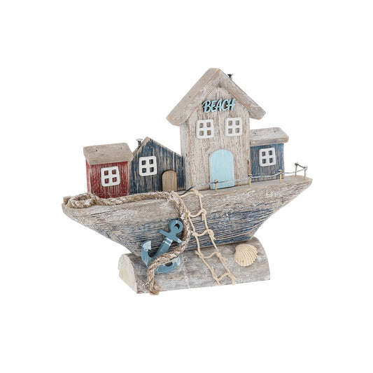 Sandy Bay Standing Boat Street Ornament – Coastal Nautical Home Decor